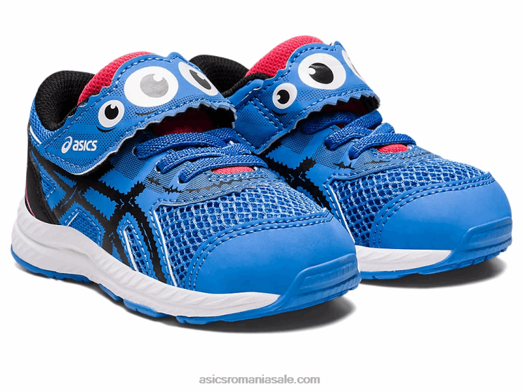 Asics coasta albastra/negru susțin curtea școlii pentru 8 copii ZF4644407