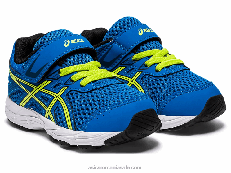 Asics directoire blue/lime zest susțin dimensiunea 6 copil mic ZF4644562