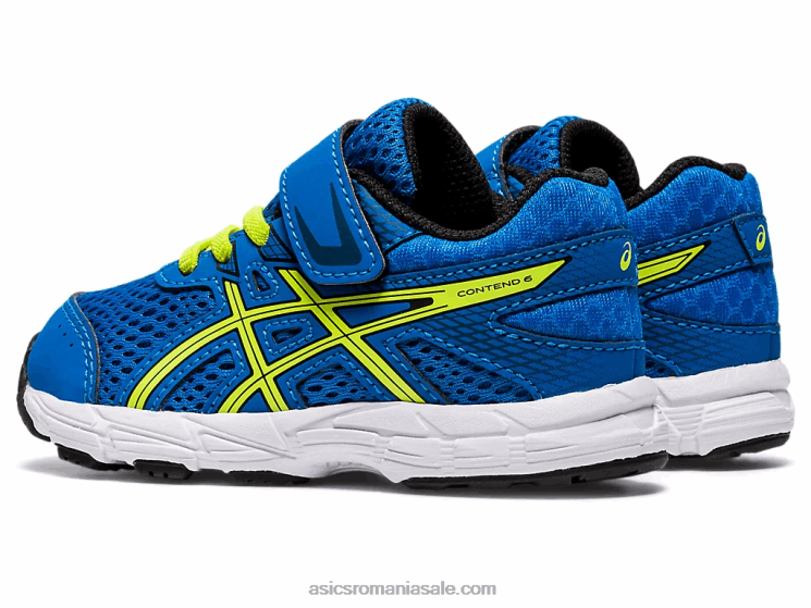 Asics directoire blue/lime zest susțin dimensiunea 6 copil mic ZF4644562
