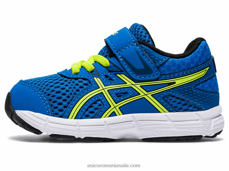 Asics directoire blue/lime zest susțin dimensiunea 6 copil mic ZF4644562