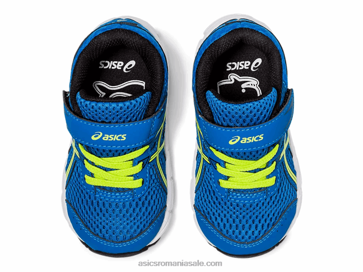 Asics directoire blue/lime zest susțin dimensiunea 6 copil mic ZF4644562