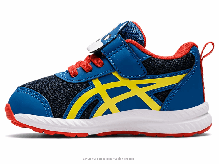 Asics lacul drive/galben vibrant susțin dimensiunea 7 copil mic ZF4644475