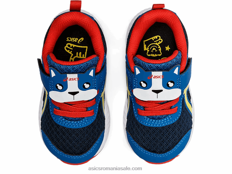 Asics lacul drive/galben vibrant susțin dimensiunea 7 copil mic ZF4644475