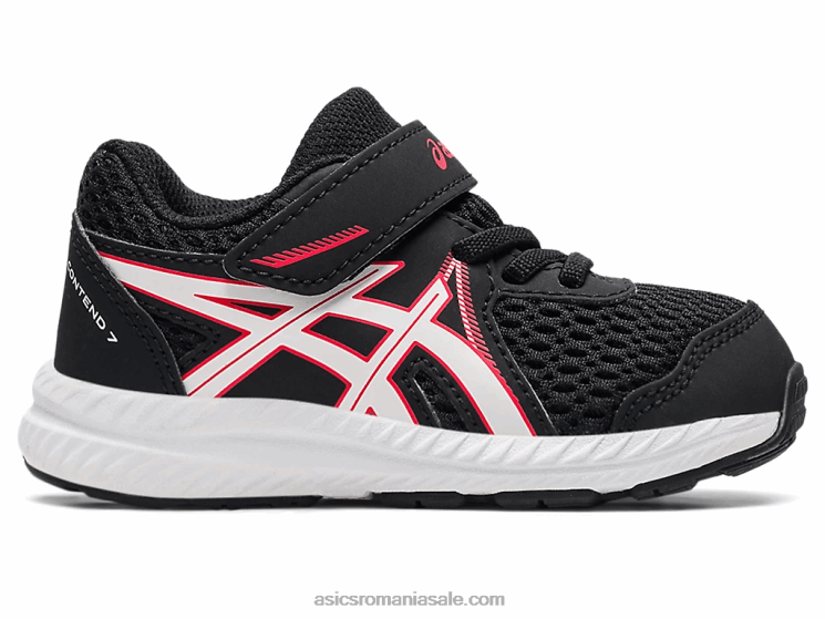 Asics negru/rosu electric susțin dimensiunea 7 copil mic ZF4644523