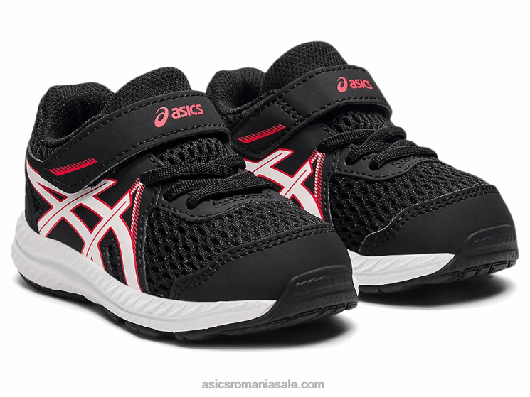 Asics negru/rosu electric susțin dimensiunea 7 copil mic ZF4644523