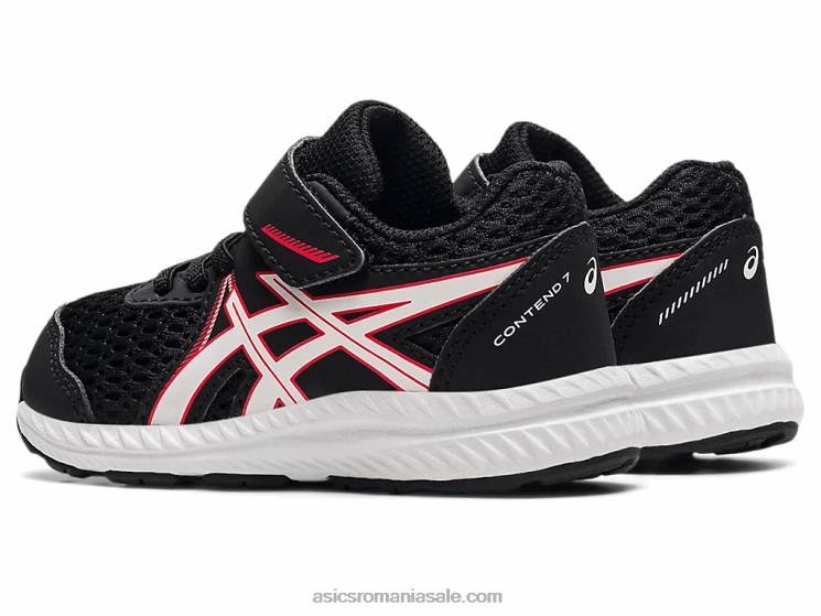 Asics negru/rosu electric susțin dimensiunea 7 copil mic ZF4644523