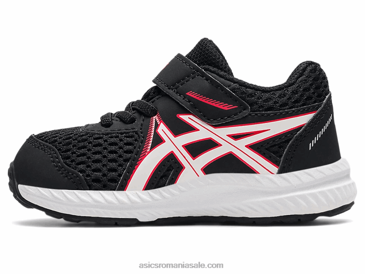 Asics negru/rosu electric susțin dimensiunea 7 copil mic ZF4644523