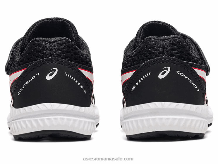 Asics negru/rosu electric susțin dimensiunea 7 copil mic ZF4644523
