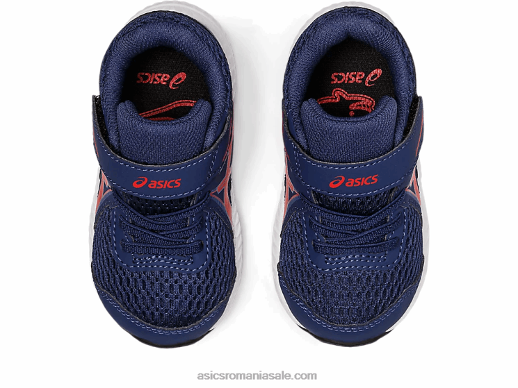 Asics ocean adânc/roșu clasic susțin dimensiunea 7 copil mic ZF4644390