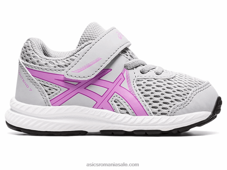 Asics piemont gri/lavandă strălucire susțin dimensiunea 7 copil mic ZF4644387