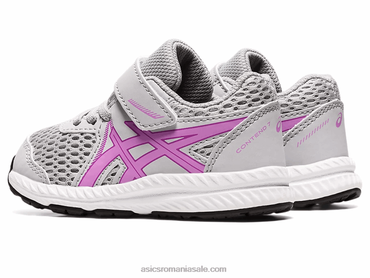 Asics piemont gri/lavandă strălucire susțin dimensiunea 7 copil mic ZF4644387