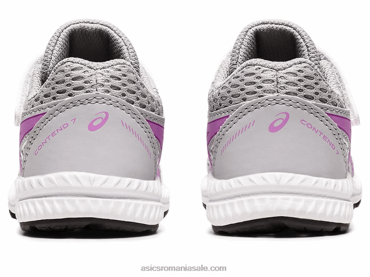 Asics piemont gri/lavandă strălucire susțin dimensiunea 7 copil mic ZF4644387