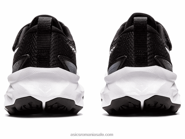 Asics alb negru novablast 2 preşcolar ZF4644417