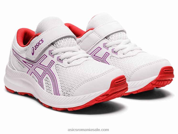 Asics alb/orhidee susțin 8 preșcolari ZF4644403