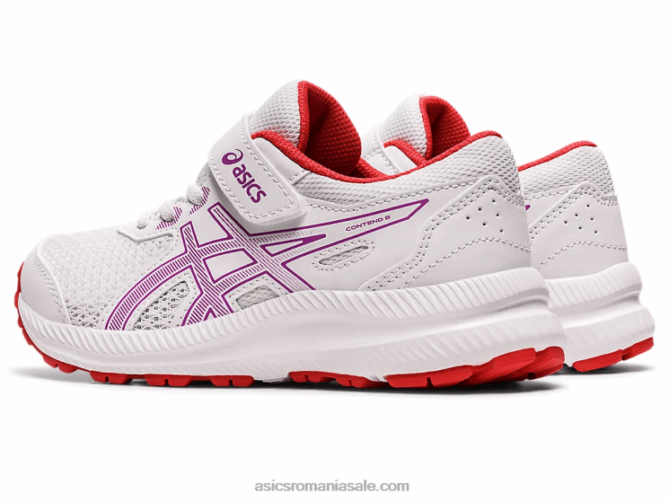 Asics alb/orhidee susțin 8 preșcolari ZF4644403