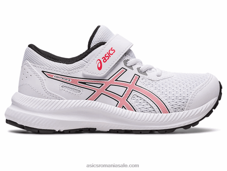 Asics alb/rosu electric susțin 8 preșcolari ZF4644297