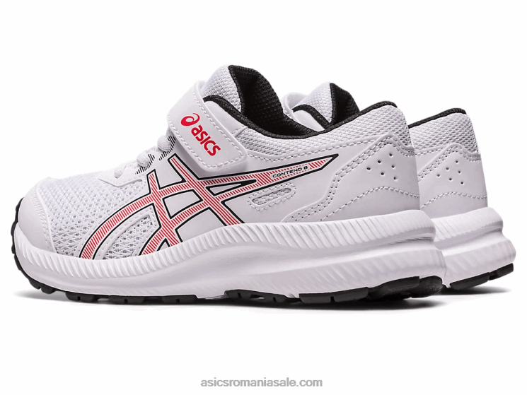 Asics alb/rosu electric susțin 8 preșcolari ZF4644297