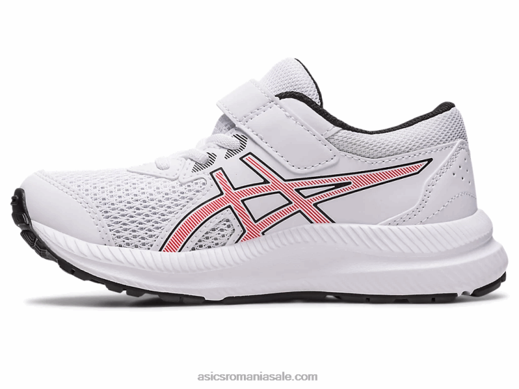 Asics alb/rosu electric susțin 8 preșcolari ZF4644297