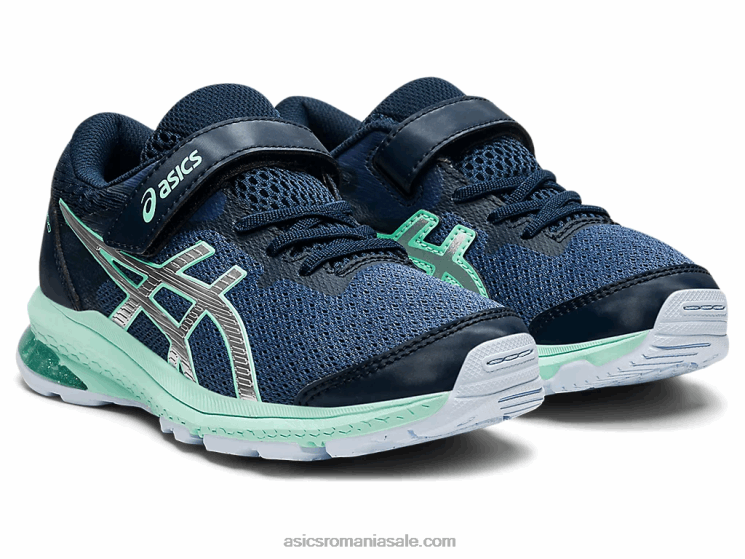 Asics albastru tunet/argintiu pur gt-1000 10 preşcolar ZF4644506