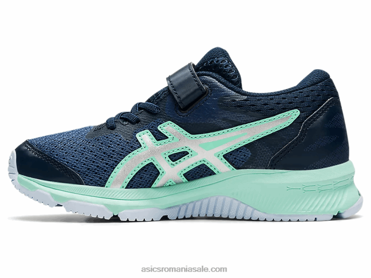 Asics albastru tunet/argintiu pur gt-1000 10 preşcolar ZF4644506