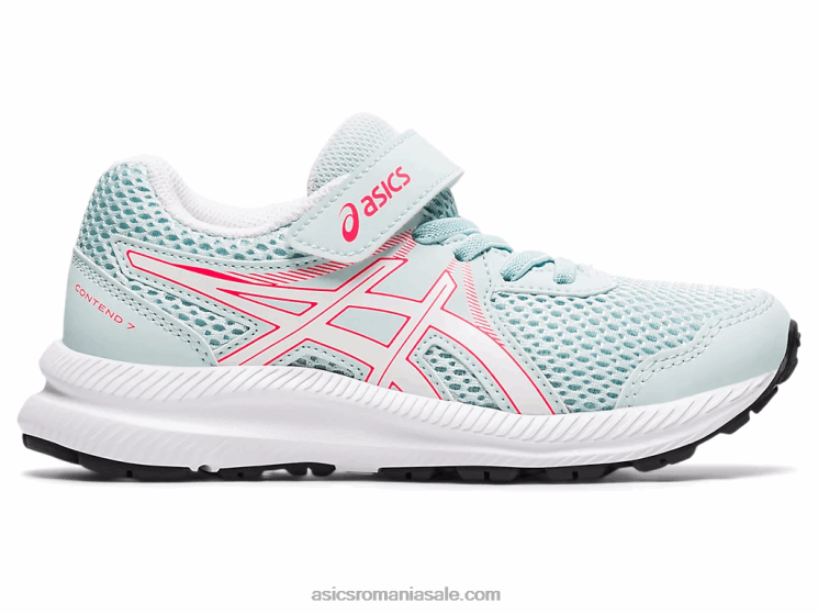 Asics aqua angel/alb susțin 7 preșcolari ZF4644546