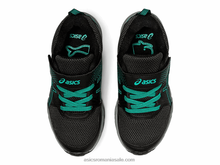 Asics bijuterie neagră/baltică pre venture 8 preşcolar ZF4644497