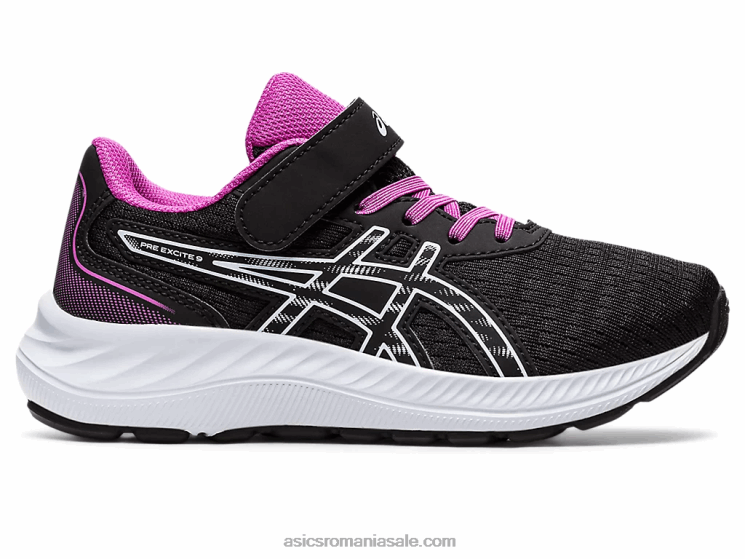 Asics cer negru/ moale pre excite 9 preşcolar ZF4644361