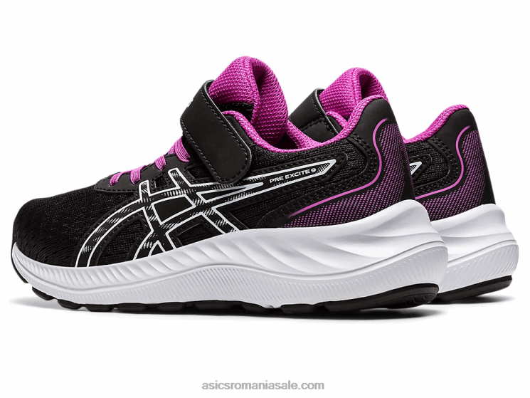 Asics cer negru/ moale pre excite 9 preşcolar ZF4644361