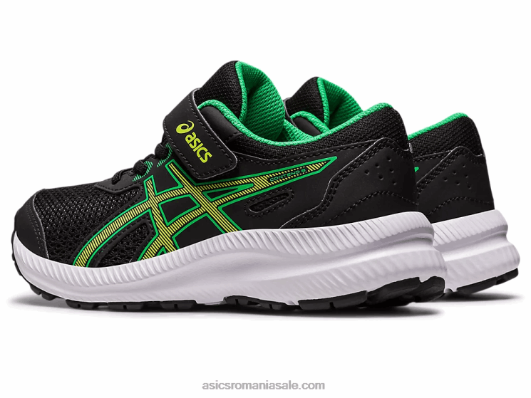 Asics coaja neagra/lamaie susțin 8 preșcolari ZF4644243