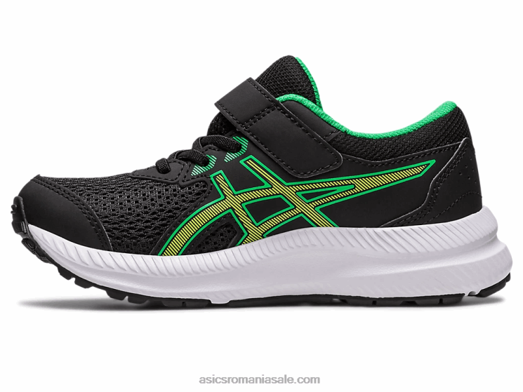 Asics coaja neagra/lamaie susțin 8 preșcolari ZF4644243