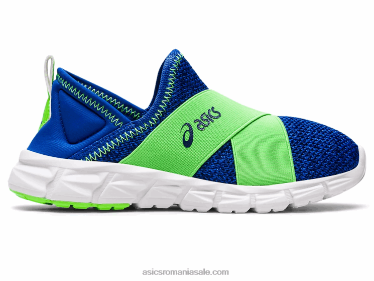 Asics iluzie gecko albastru/verde slip-on cuantic lyte preșcolar ZF4644437