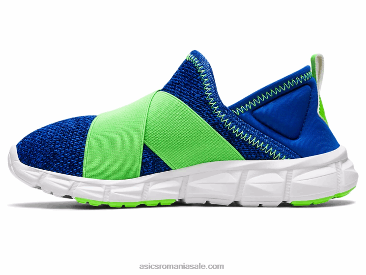 Asics iluzie gecko albastru/verde slip-on cuantic lyte preșcolar ZF4644437