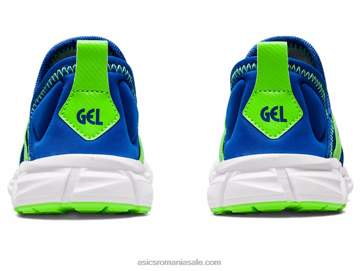 Asics iluzie gecko albastru/verde slip-on cuantic lyte preșcolar ZF4644437