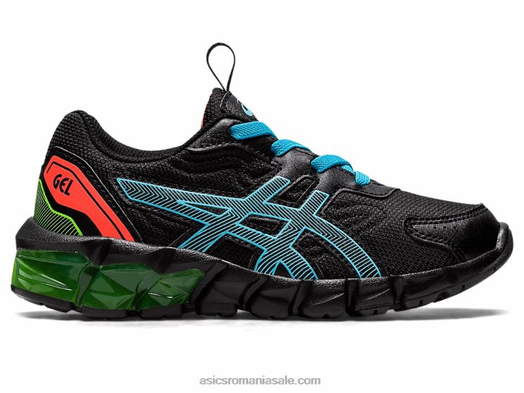 Asics negru/acvariu gel-quantum 90 3 preşcolar ZF4644386