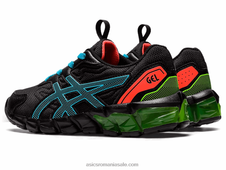 Asics negru/acvariu gel-quantum 90 3 preşcolar ZF4644386