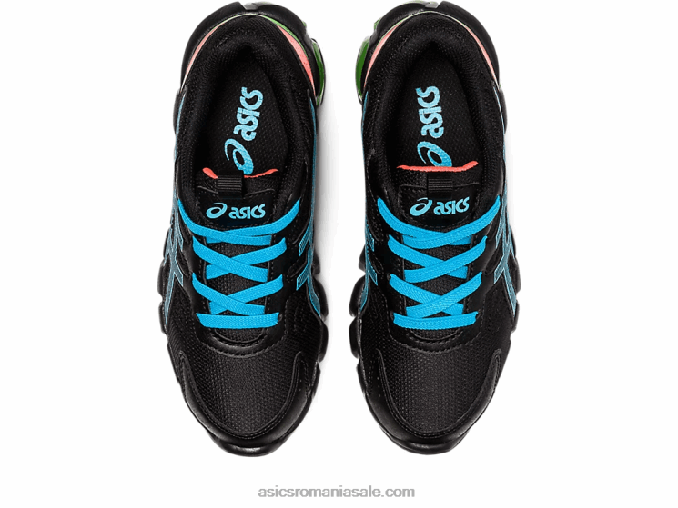Asics negru/acvariu gel-quantum 90 3 preşcolar ZF4644386