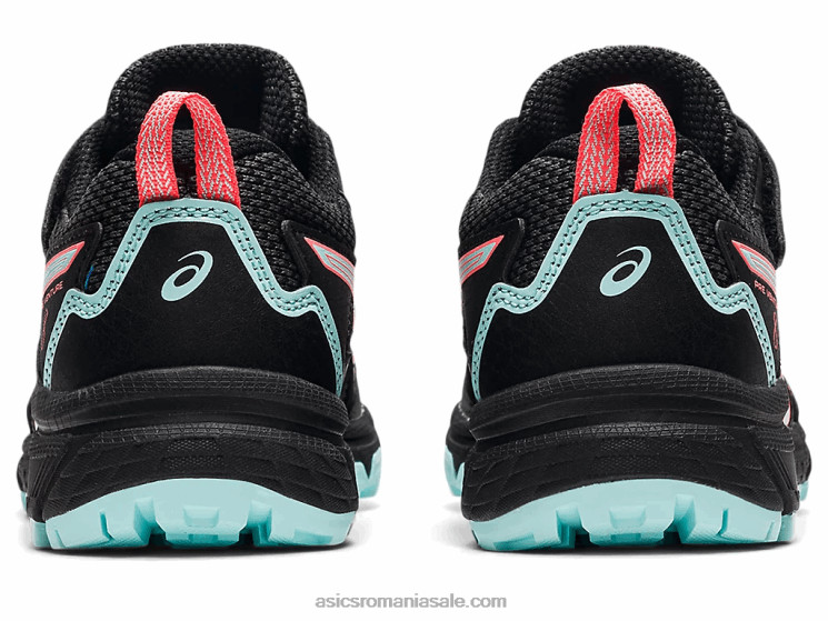 Asics negru/albastru clar pre venture 8 preşcolar ZF4644501