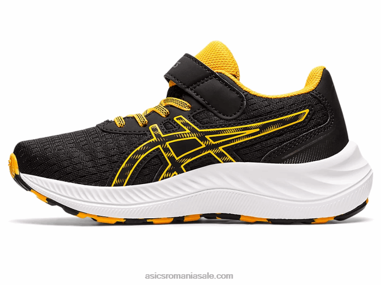 Asics negru/chihlimbar pre excite 9 preşcolar ZF4644344