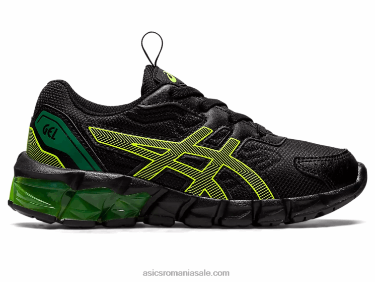 Asics negru/galben de siguranță gel-quantum 90 3 preşcolar ZF4644355
