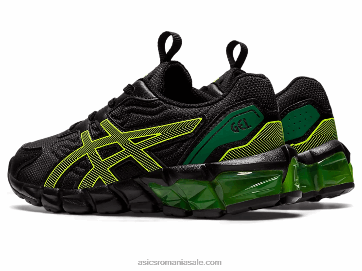 Asics negru/galben de siguranță gel-quantum 90 3 preşcolar ZF4644355