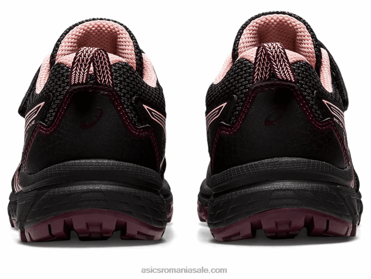 Asics negru/marte adânc pre venture 8 preşcolar ZF4644379