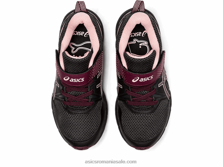 Asics negru/marte adânc pre venture 8 preşcolar ZF4644379