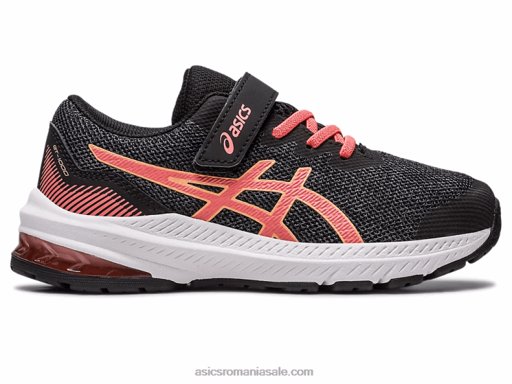 Asics negru/papaia gt-1000 11 preşcolar ZF4644296