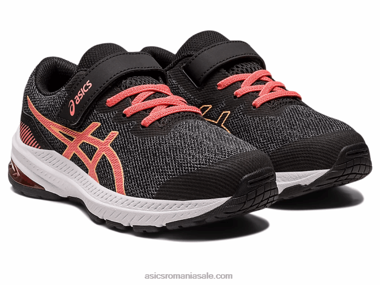 Asics negru/papaia gt-1000 11 preşcolar ZF4644296