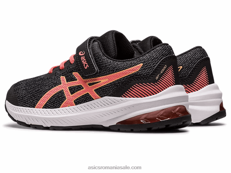 Asics negru/papaia gt-1000 11 preşcolar ZF4644296