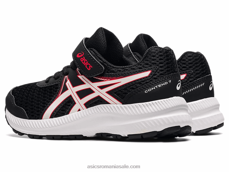 Asics negru/rosu electric susțin 7 preșcolari ZF4644512