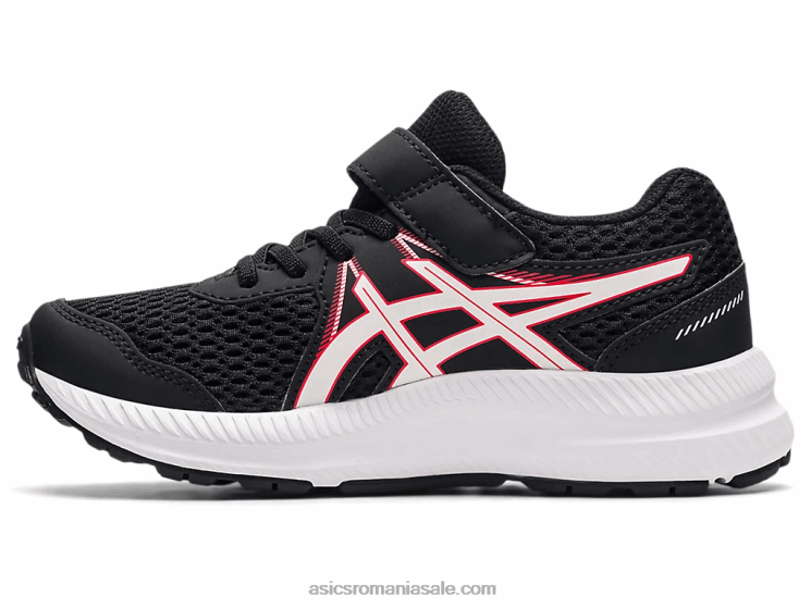 Asics negru/rosu electric susțin 7 preșcolari ZF4644512