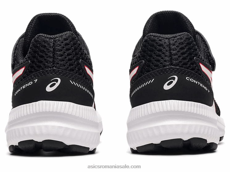 Asics negru/rosu electric susțin 7 preșcolari ZF4644512