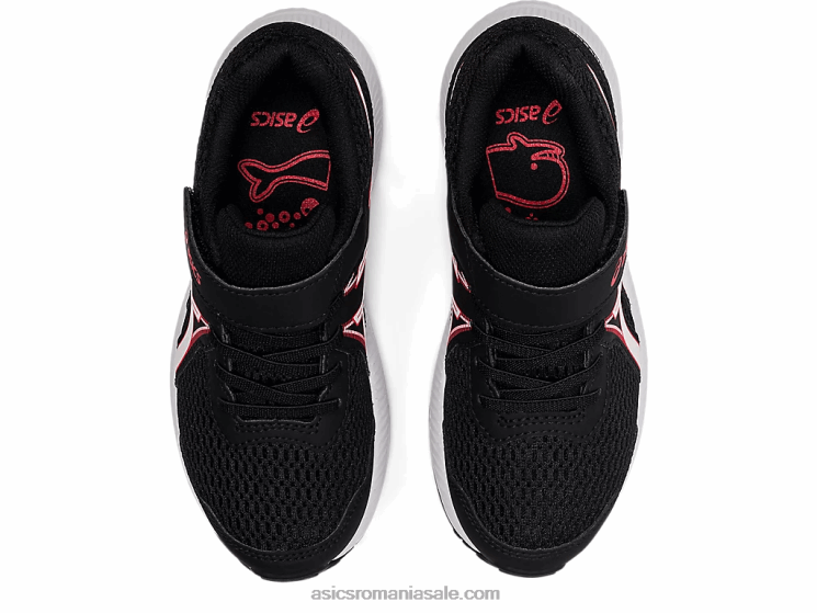 Asics negru/rosu electric susțin 7 preșcolari ZF4644512
