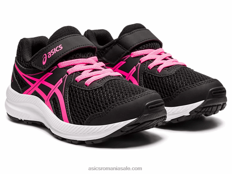 Asics negru/roz aprins susțin 7 preșcolari ZF4644541